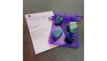 Third eye chakra crystal pack