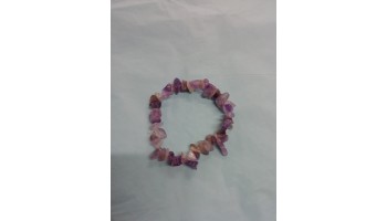 Amethyst  chip bracelet 