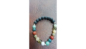 Gemini Zodiac crystal bracelet