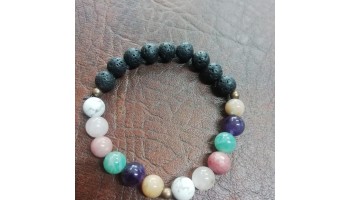 Cancer Zodiac crystal bracelet
