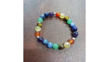 Seven chakra crystal bracelet Seven chakra crystal bracelet